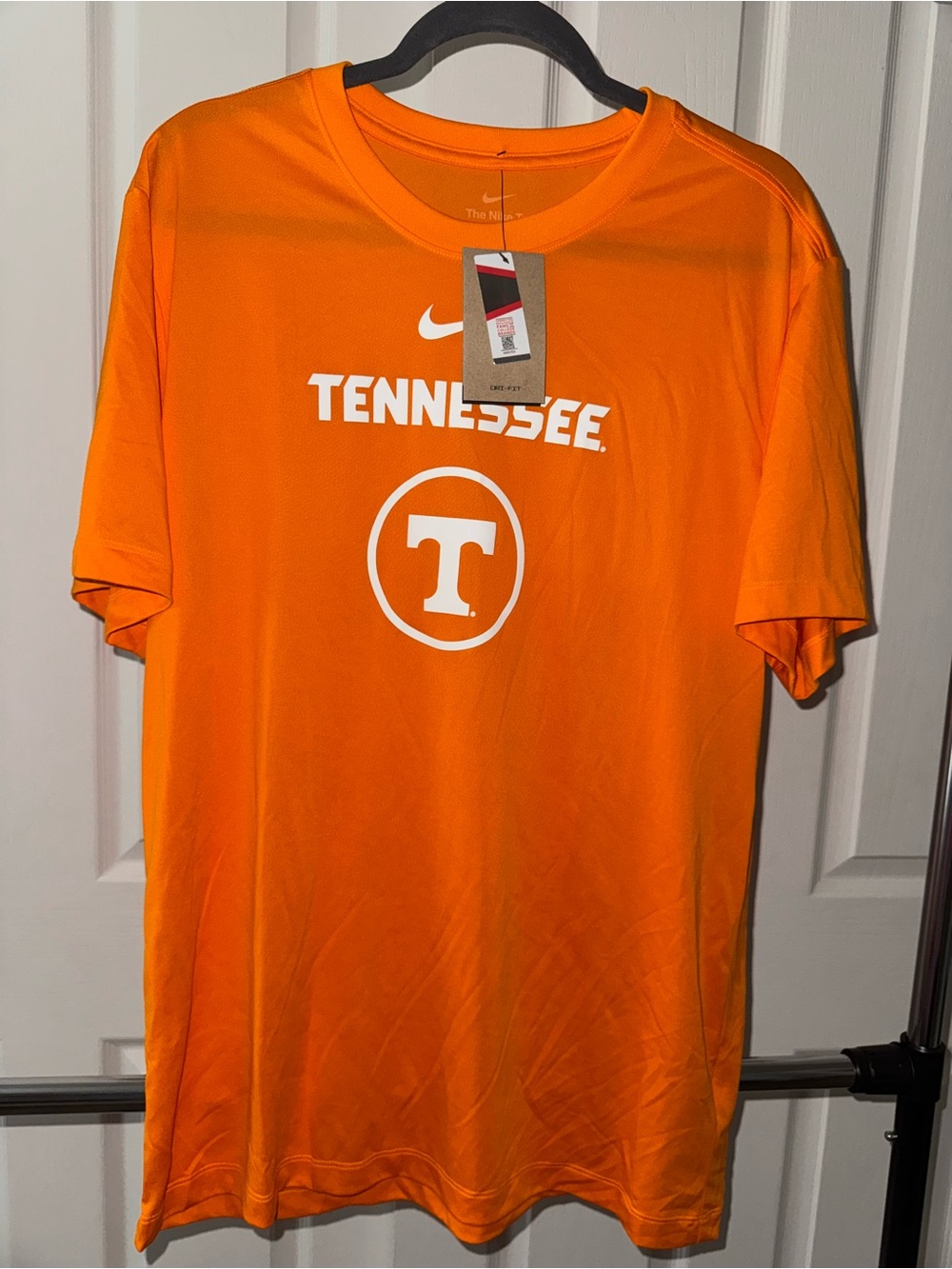 Nike Tennessee Orange Short-Sleeve Crew Performance Tee Dri-Fit